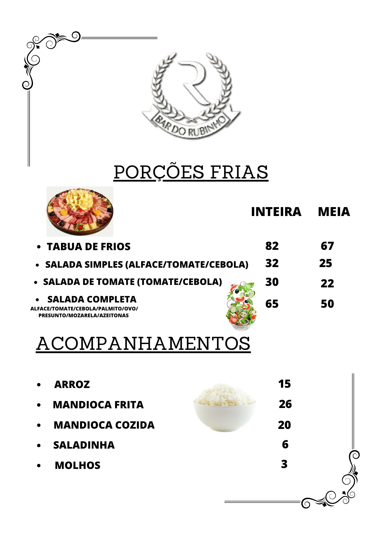 Cardápio digital página 4